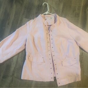 Cato Pink Utility Jacket with Military Style